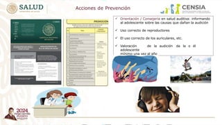 Adolescent Visual Promoting Adolescent Visual and Auditory Health: Preventive Activities ...