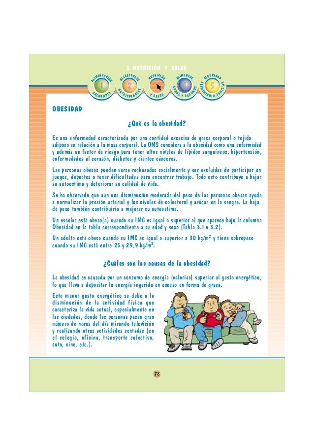 Salud y nutrición Salud y nutrición