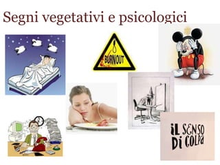 Segni vegetativi e psicologici

 