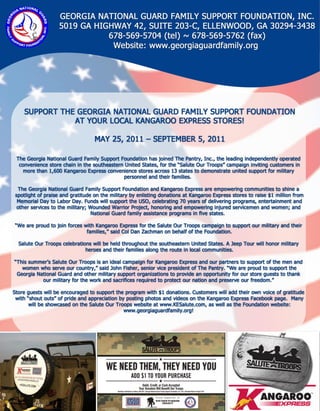 Salute Our Troops and Support the GNGFSF May 25-September 5 2011 