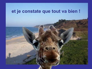 et je constate que tout va bien !