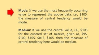 MesurMean, median, mode: typical values. | PPT
