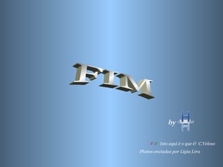 FIM Isto aquí é o que é!  C.Veloso Photos enviadas por Lígia Lira  by 