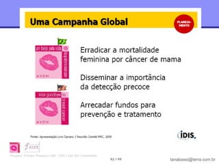 Pesquisa: Enfoque Pesquisa e Mkt / IDIS / Full Jazz Comunidade
                                                                 92 / 99   tanabassi@terra.com.br
 