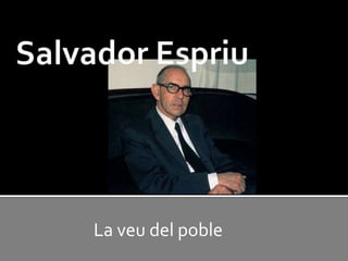 Salvador Espriu La veu del poble 