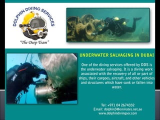 Underwater salvaging in Dubai