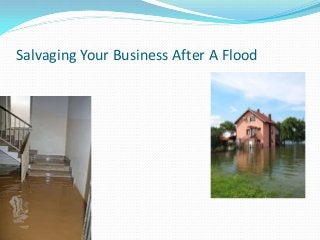 Salvaging Your Business After A Flood
 