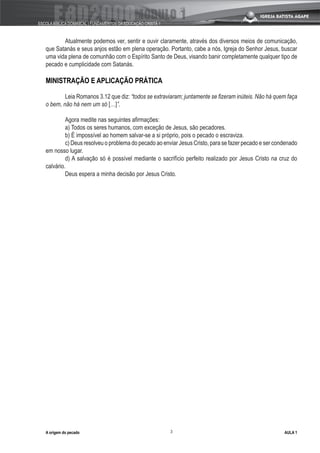 SalvaçãO E Vida Eterna Modulo 1