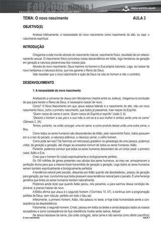 SalvaçãO E Vida Eterna Modulo 1