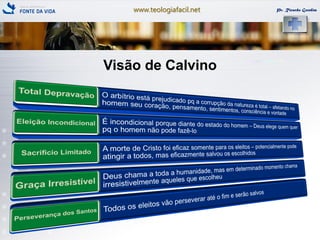 www.teologiafacil.net Pr. Ricardo Gondim
Visão de Calvino
 