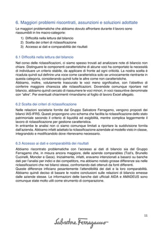 Salvatore Ferragamo: financial statement analysis | PDF