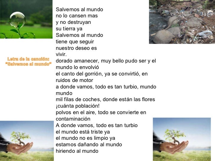 Salvemos al mundo Salvemos al mundo