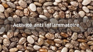 Activité anti inflammatoire
 