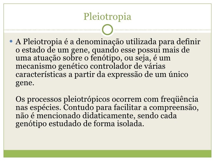 Genética pós mendel Genética pós mendel