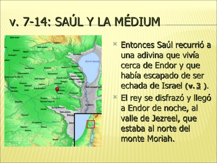 Saúl y la espiritista de endor