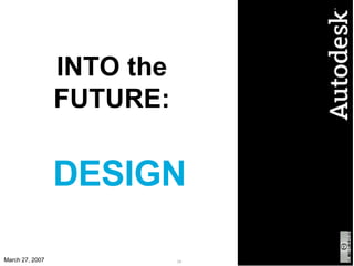 INTO the FUTURE: DESIGN 