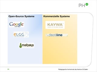 Kommerzielle Systeme Open-Source Systeme 