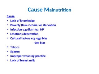 Severe acute malnutrition diagnosis and management | PPTX