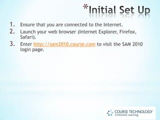 Getting Started with
SAM

 