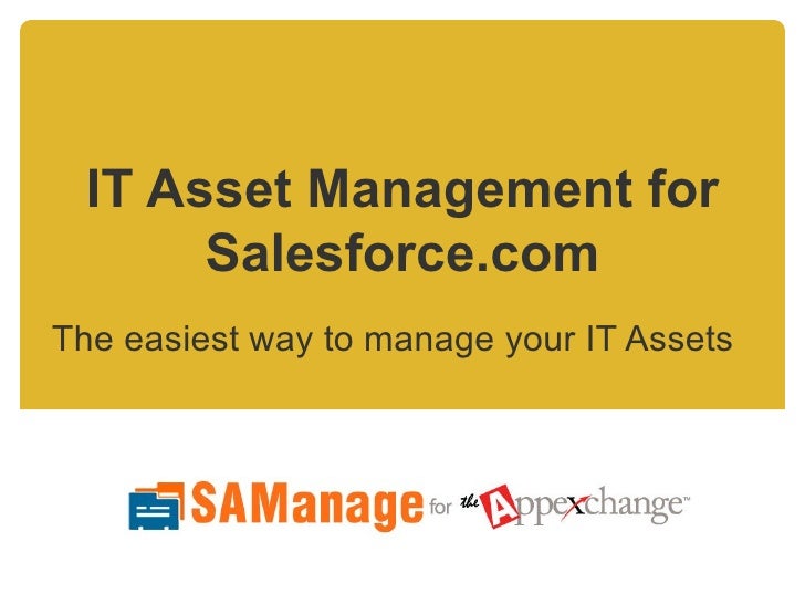 Samanage IT Asset Management for