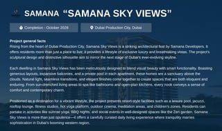 Samana Skyros At Arjan, Dubai – Samana Developers | PDF