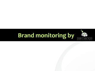 tre Brand monitoring by 
