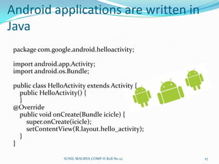 Platform initialization SUNIL MAURYA COMP-II Roll No 2223