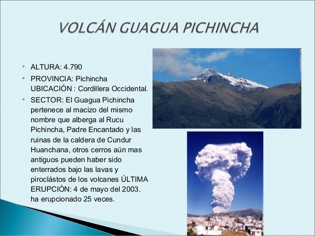 Presentacion Volcanes Activos Del Ecuador