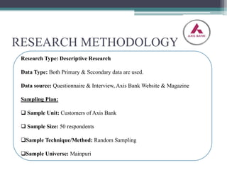 ANALYSIS ON SERVICE QUALITY OF AXIS BANK | PPTX