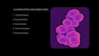 archaebacteria earliest life form microbiology | PPTX