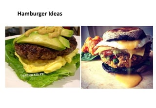 Hamburger Ideas
 