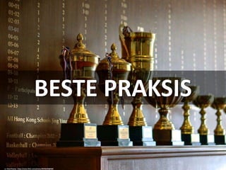 BESTE PRAKSIS
cc: PeterThoeny - https://www.flickr.com/photos/98786299@N00
 