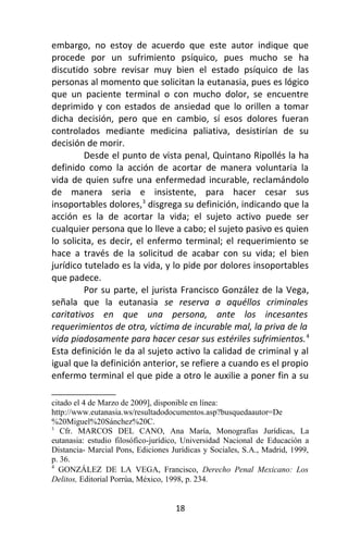 Aspectos Legales de la Muerte Asistida en México | PDF