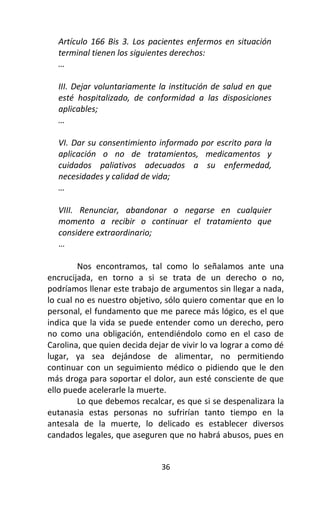 Aspectos Legales de la Muerte Asistida en México | PDF