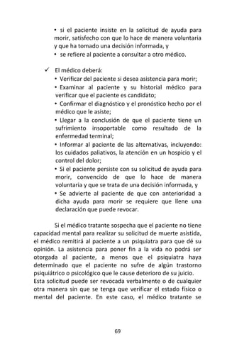 Aspectos Legales de la Muerte Asistida en México | PDF