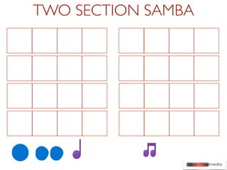 TWO SECTION SAMBA
 