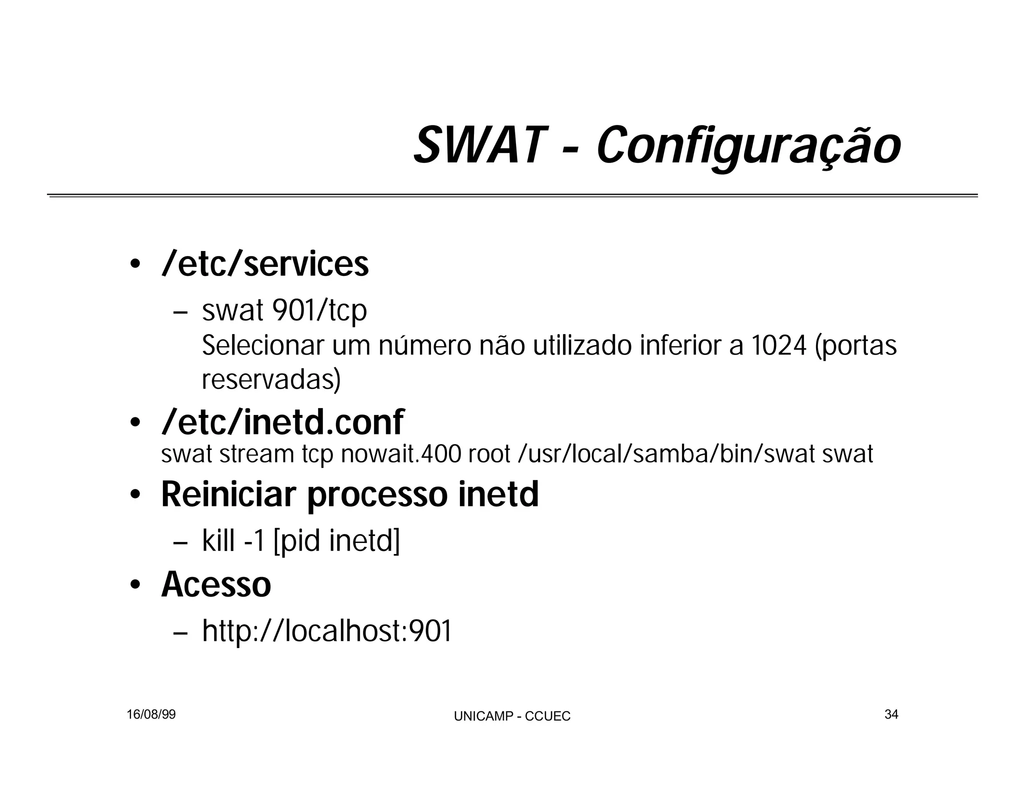 Integração Windows e Linux com Samba