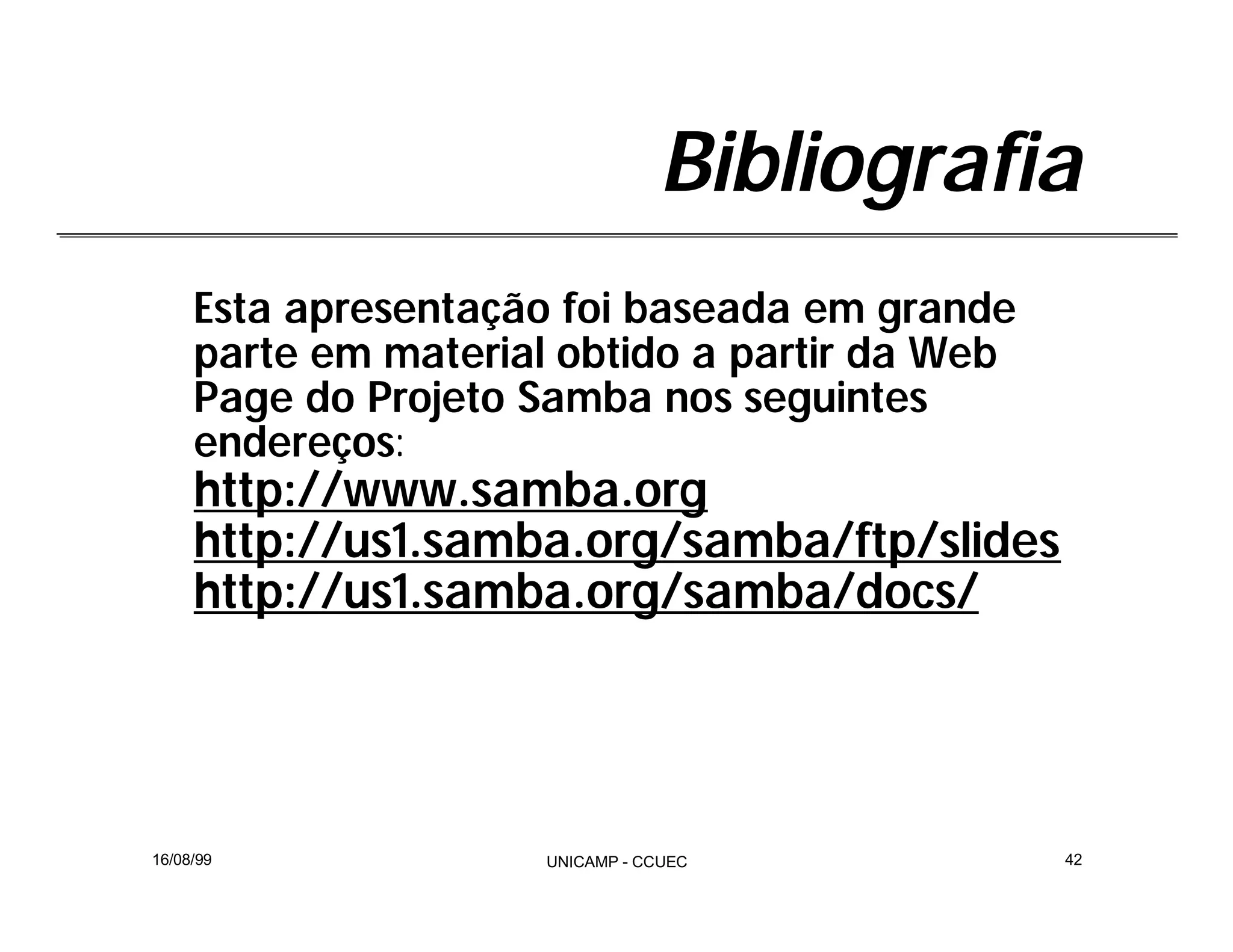 Integração Windows e Linux com Samba