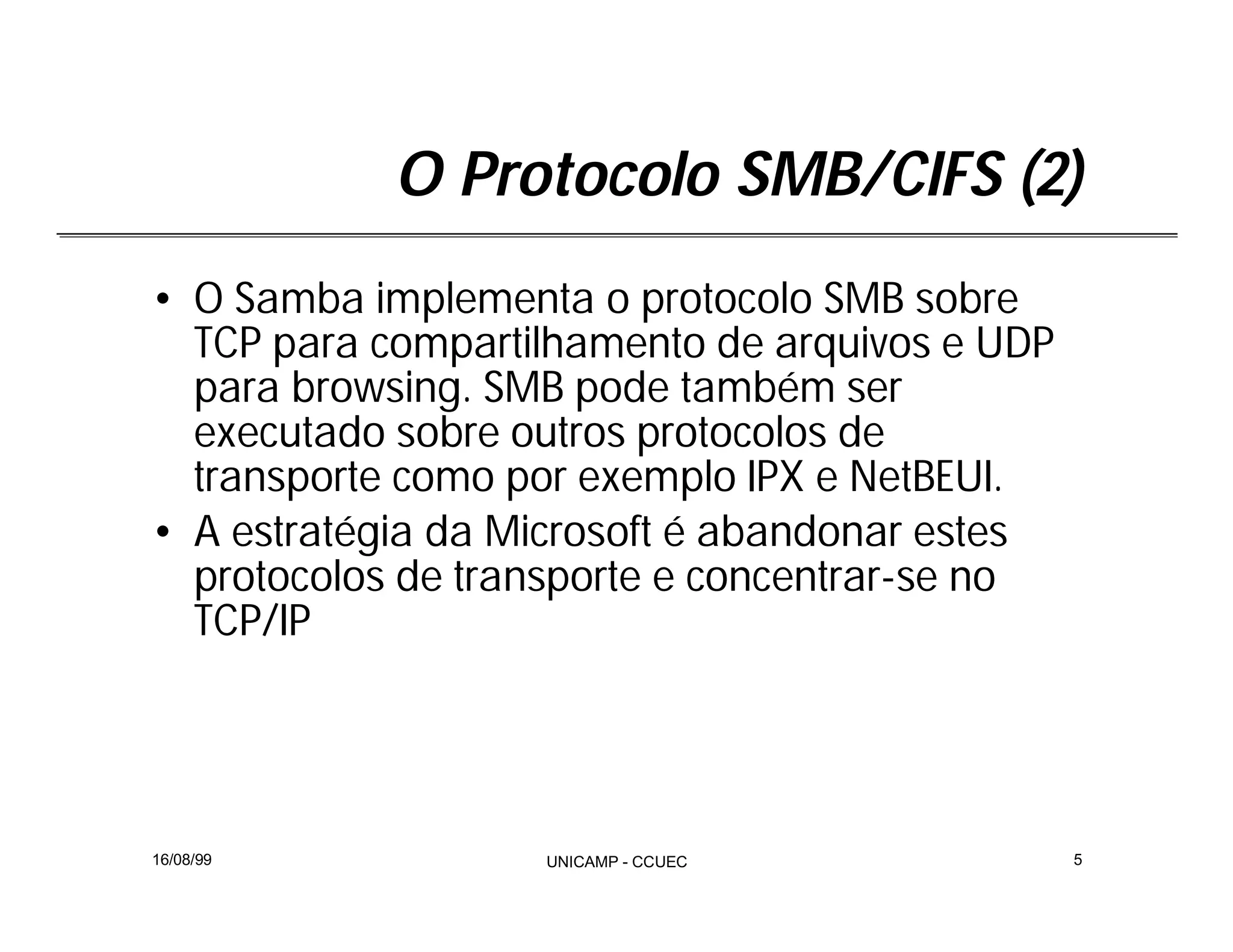 Integração Windows e Linux com Samba