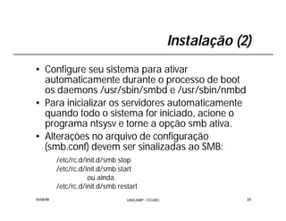Integração Windows e Linux com Samba