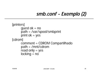 Integração Windows e Linux com Samba