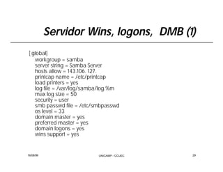 Integração Windows e Linux com Samba
