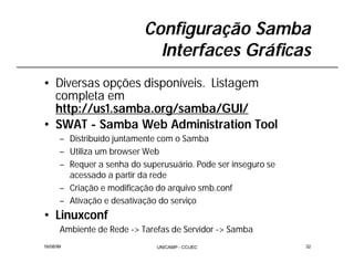Integração Windows e Linux com Samba