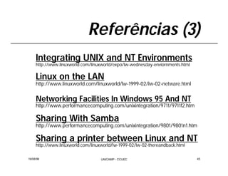 Integração Windows e Linux com Samba