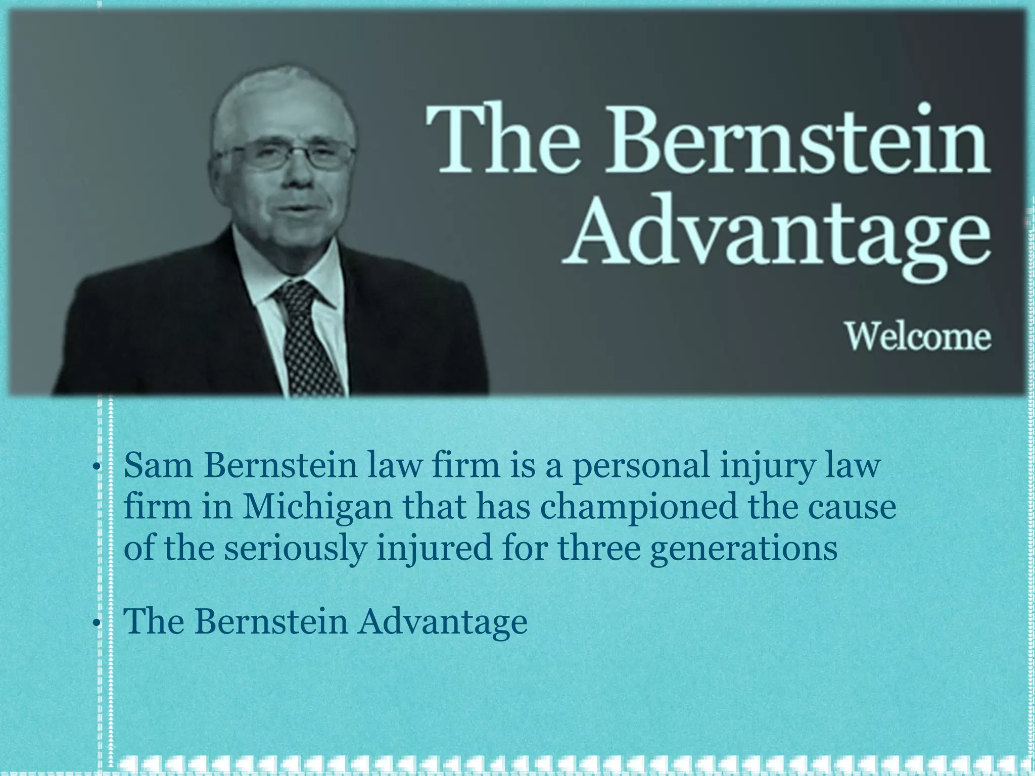 The Sam Bernstein Law Firm:  Radio Ad Analysis & Review - j2xi09t