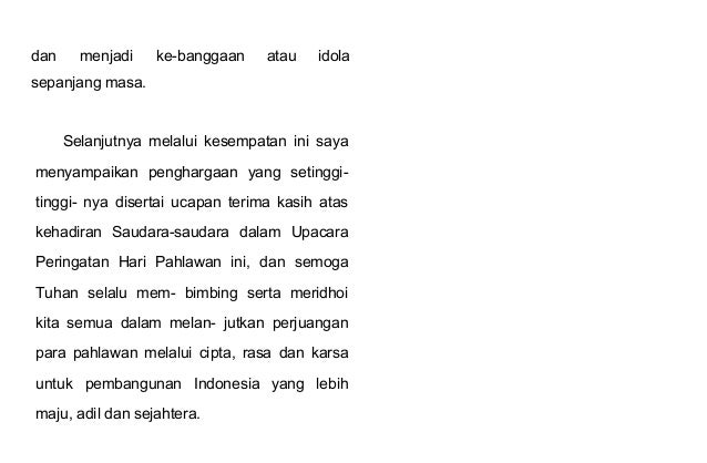 Sambutan Hari Pahlawan 2014 2