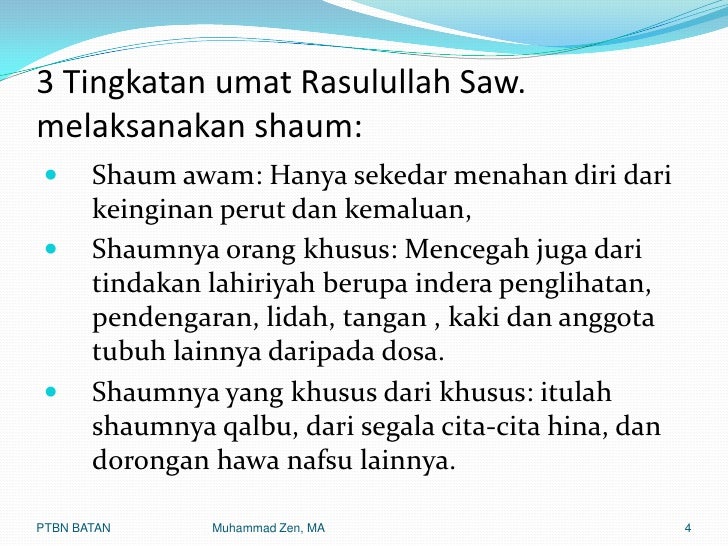 Sambut puasa zen