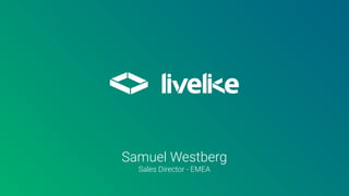 Samuel Westberg
Sales Director - EMEA
 