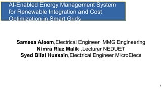 AI-Enabled Energy Management System for Smart Grid Renewable ...