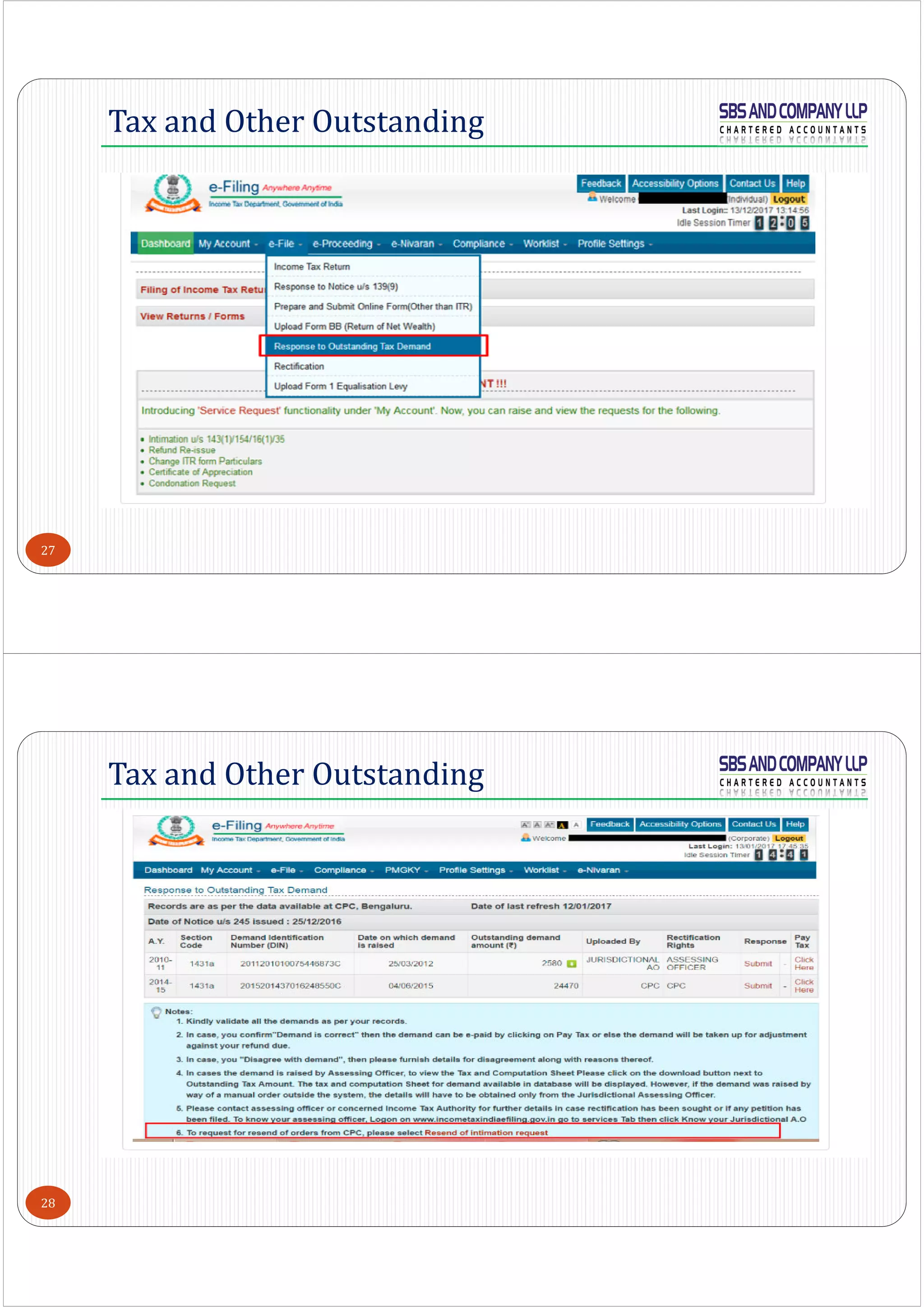 27
Tax and Other Outstanding
28
Tax and Other Outstanding
 